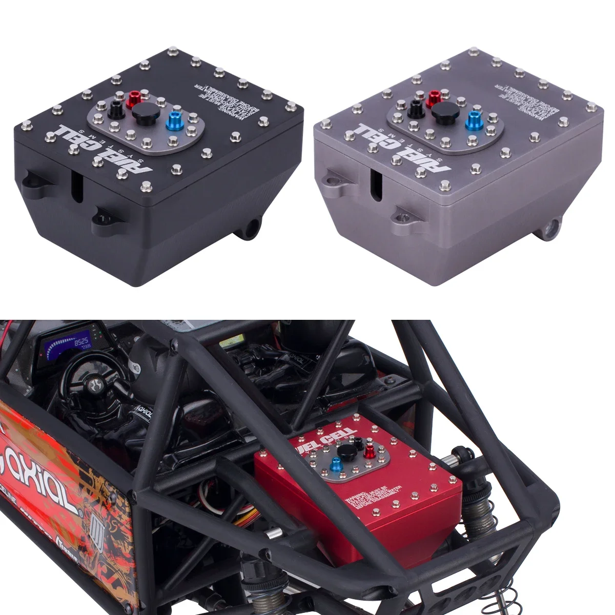Drone Racing Receiver - 1Pcs Aluminum 1/10 Scale Fuel Cell