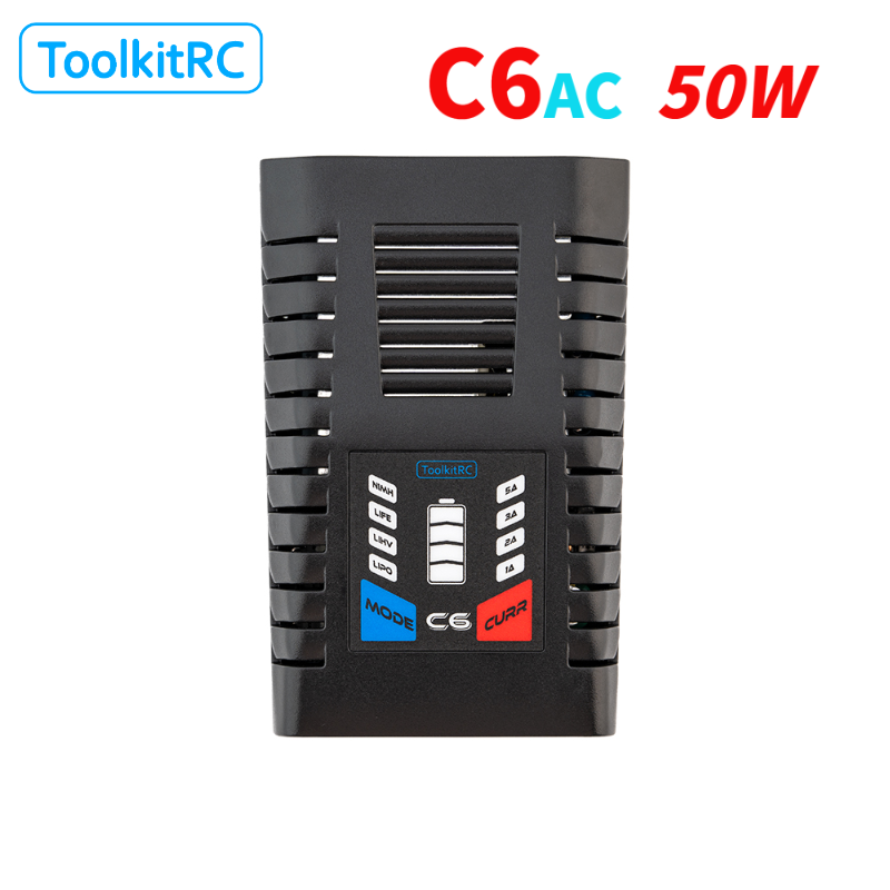 Drone Racing Charger - Genuine ToolkitRC C6 50W 5A Intelligent