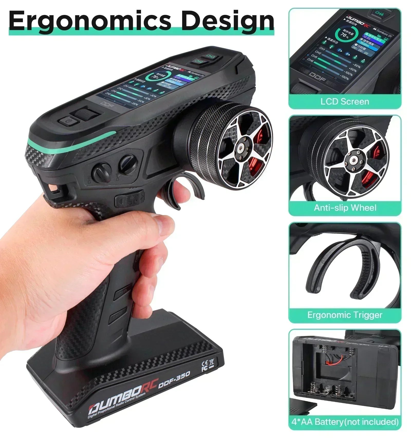 DUMBORC DDF-350 10CH RC Remote – обзор и цена Drone Racing Receiver