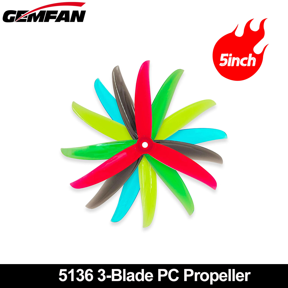 Gemfan VANOVER 5136 3 Blade PC – обзор и цена Drone Racing Propeller