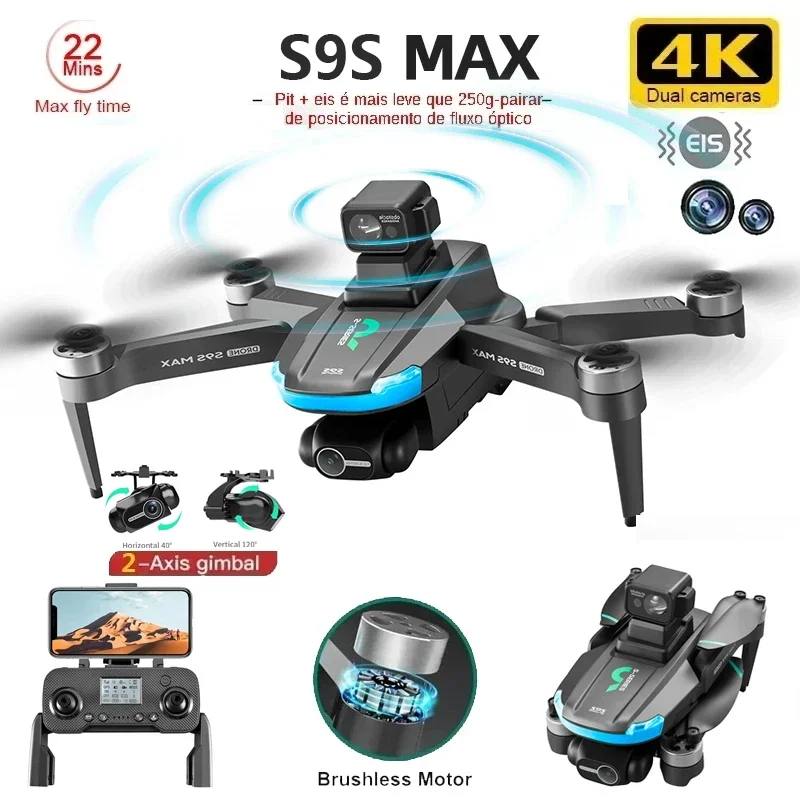 NEW S9S MAX MINI Drone 4K 2-Ax – обзор и цена Drone Racing Camera