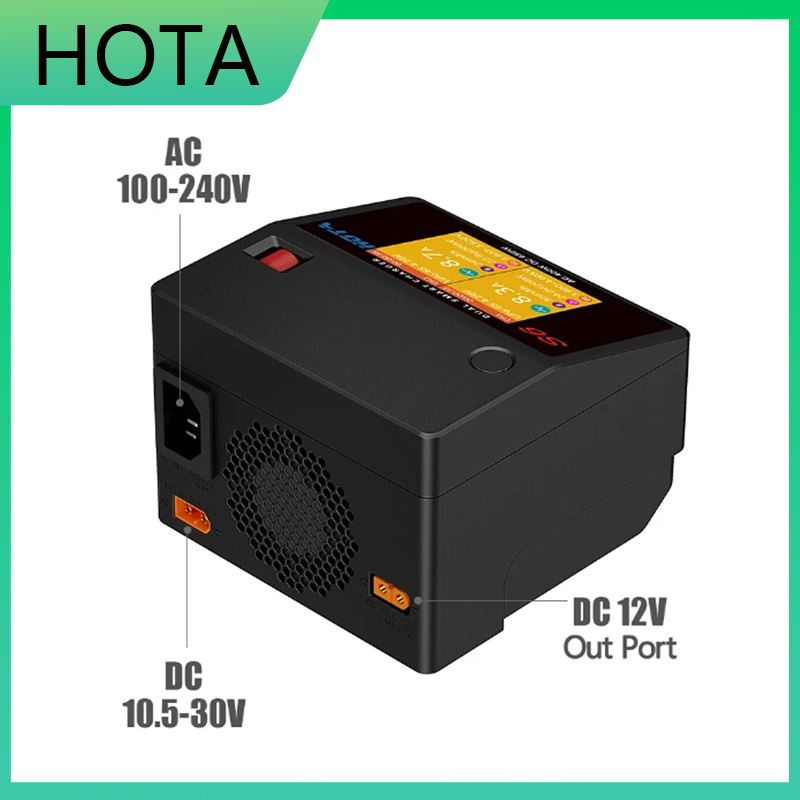 SkyCityFPV  HOTA S6 AC 400W 15 – обзор и цена Drone Racing Charger