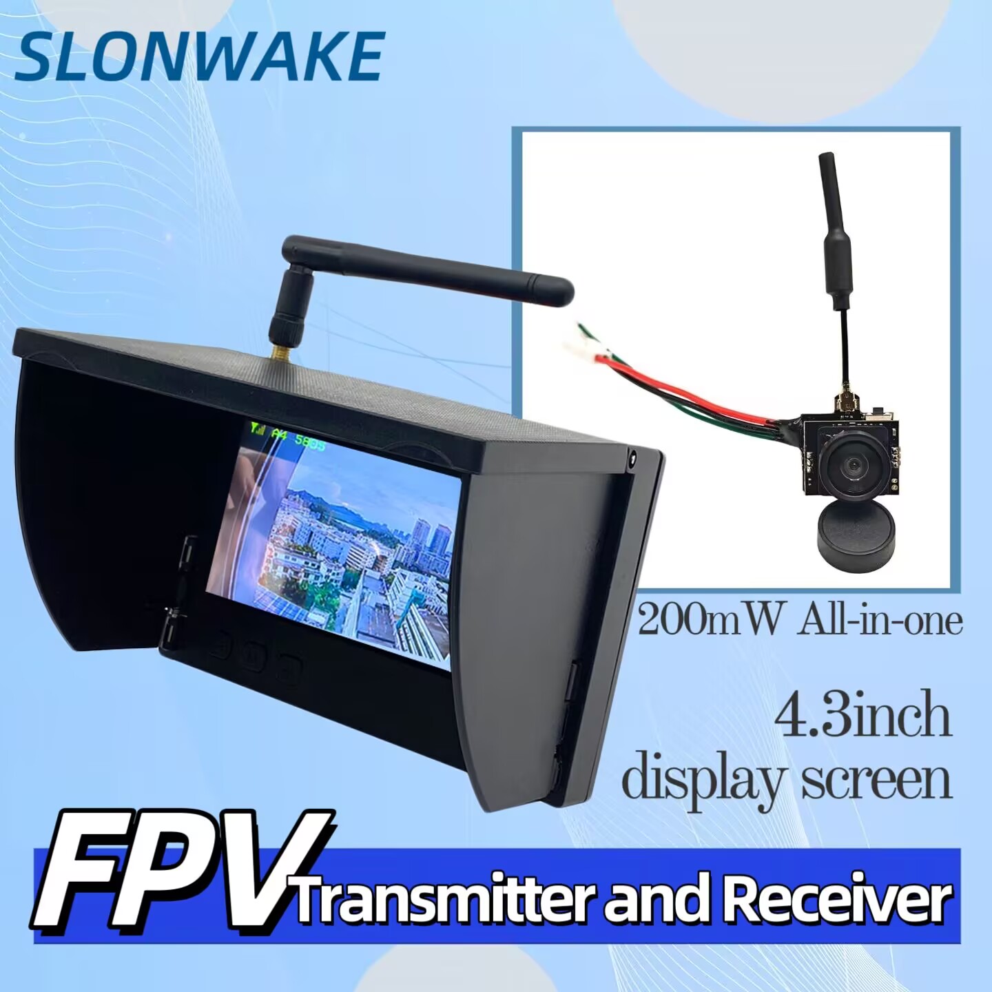 SLONWAKE 5.8G Analog Video Tra – обзор и цена Drone Racing Camera