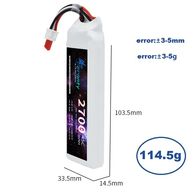 1/3PCS 2S 7.4V Lipo Battery 27 – обзор и цена Drone Racing Battery