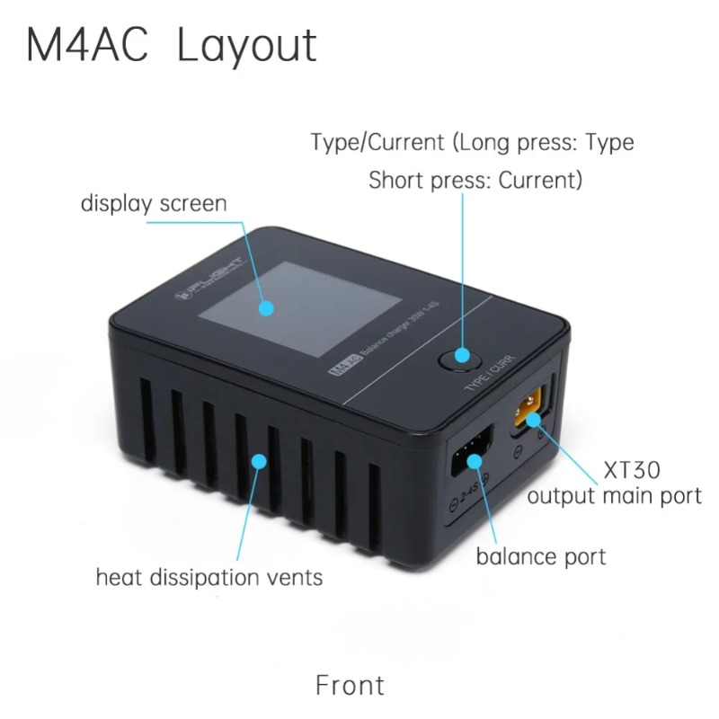 IFlight M4 AC 30W 2.5A Smart B – обзор и цена Drone Racing Charger