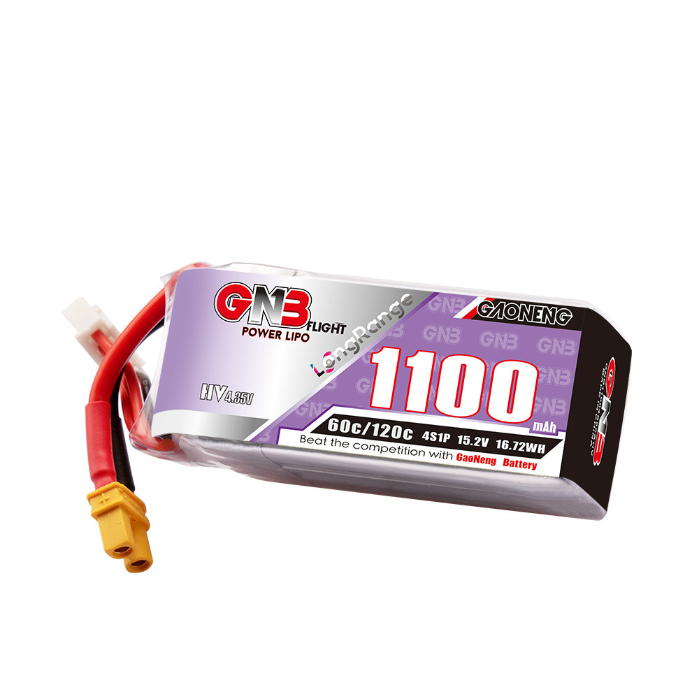 GNB 4S 1100mAh 60C/120C HV Lip – обзор и цена Drone Racing Battery