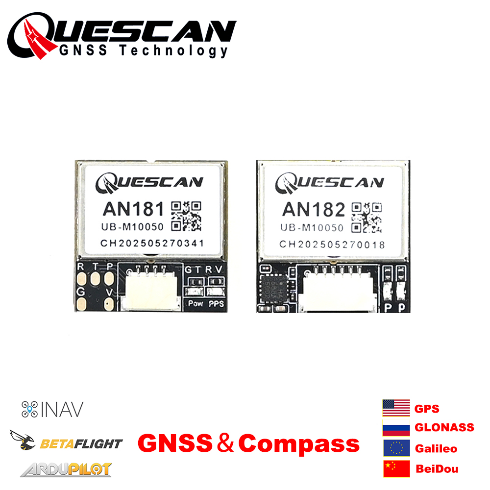 QUESCAN 18mm M10 GPS GNSS Modu – обзор и цена Drone Racing Flight Controller