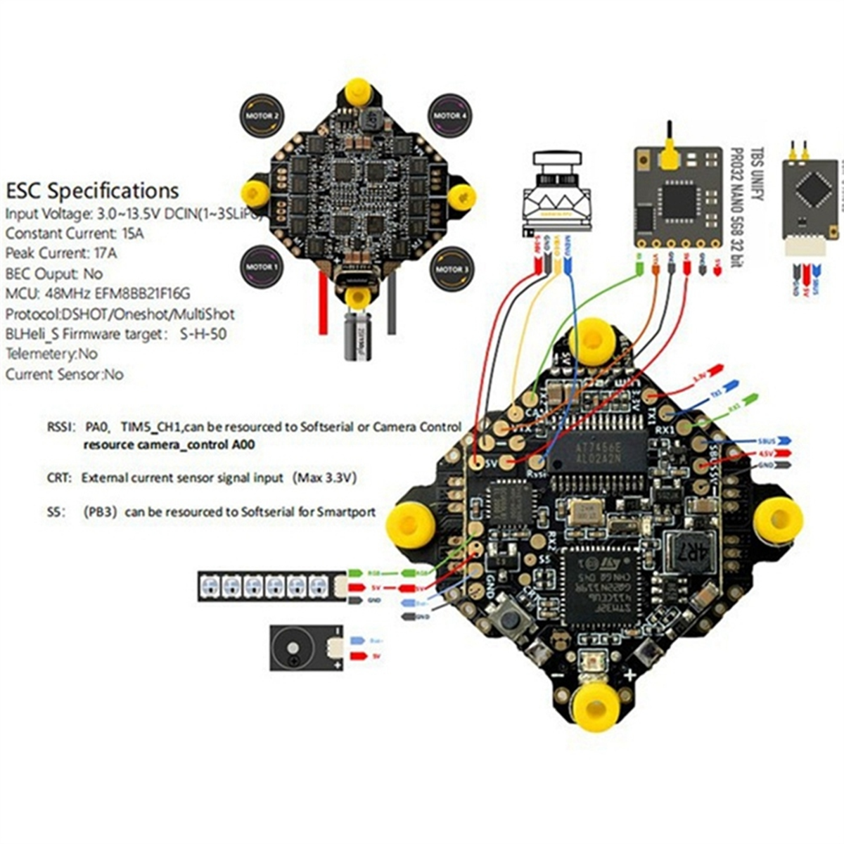 NEW F411 AIO Flight Controller – обзор и цена Drone Racing Flight Controller