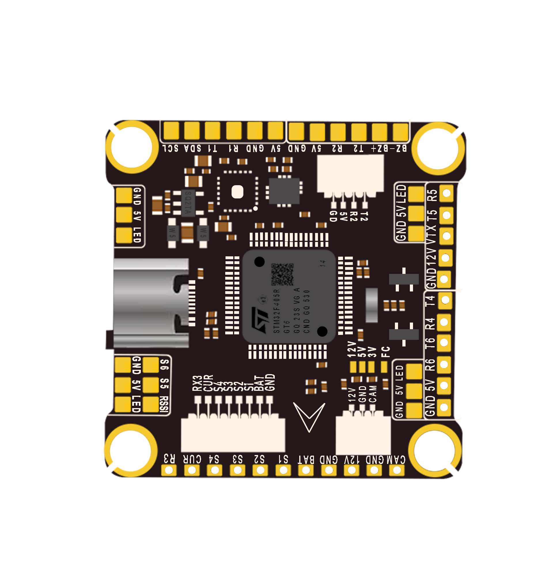 HPXGRC F405/F722 55A STACK 426 – обзор и цена Drone Racing Flight Controller