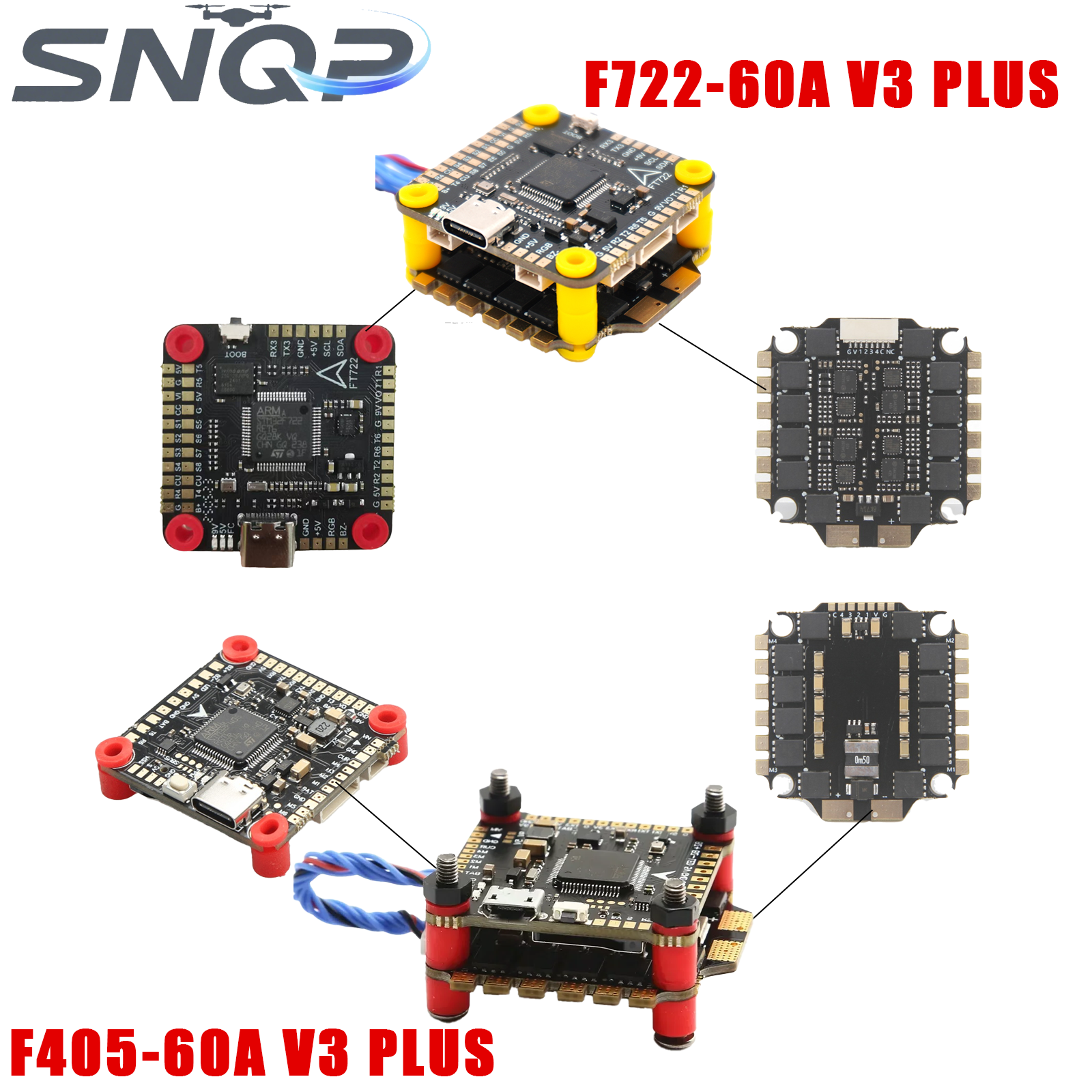 F405/F722 Triple Flight Contro – обзор и цена Drone Racing Flight Controller