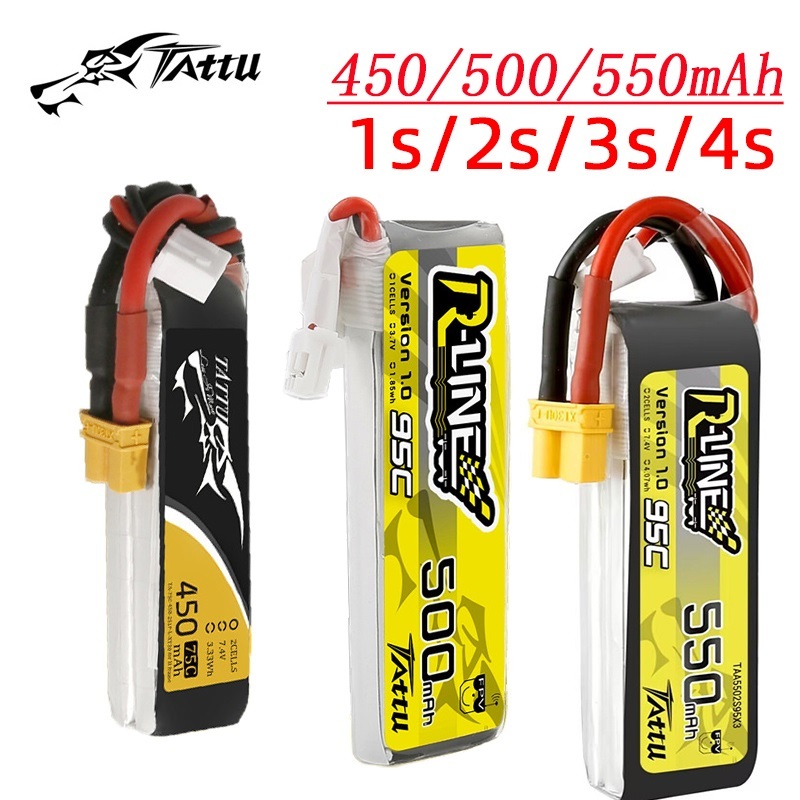 3Pcs NEW TATTU 450/500/550mAh  – обзор и цена Drone Racing Battery