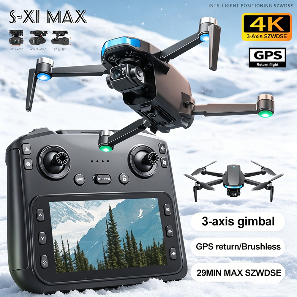 New S-X1 MAX Drone GPS 8K Prof – обзор и цена Drone Racing Camera