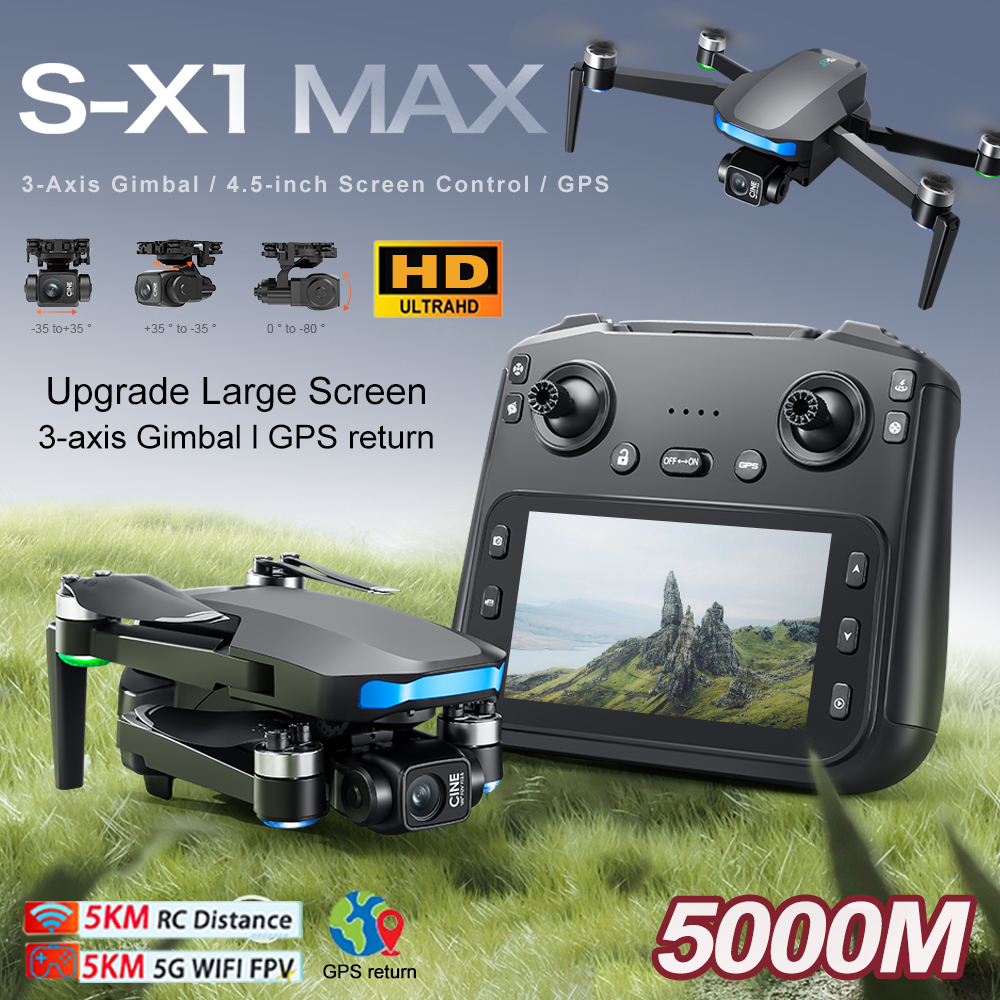 New S-X1 MAX Drone GPS 8K Prof – обзор и цена Drone Racing Camera