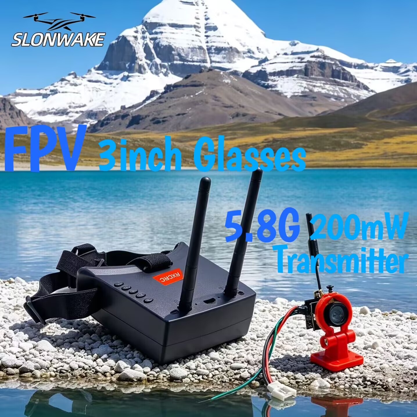 SLONWAKE 5.8G Analog VTX Trans – обзор и цена Drone Racing Camera