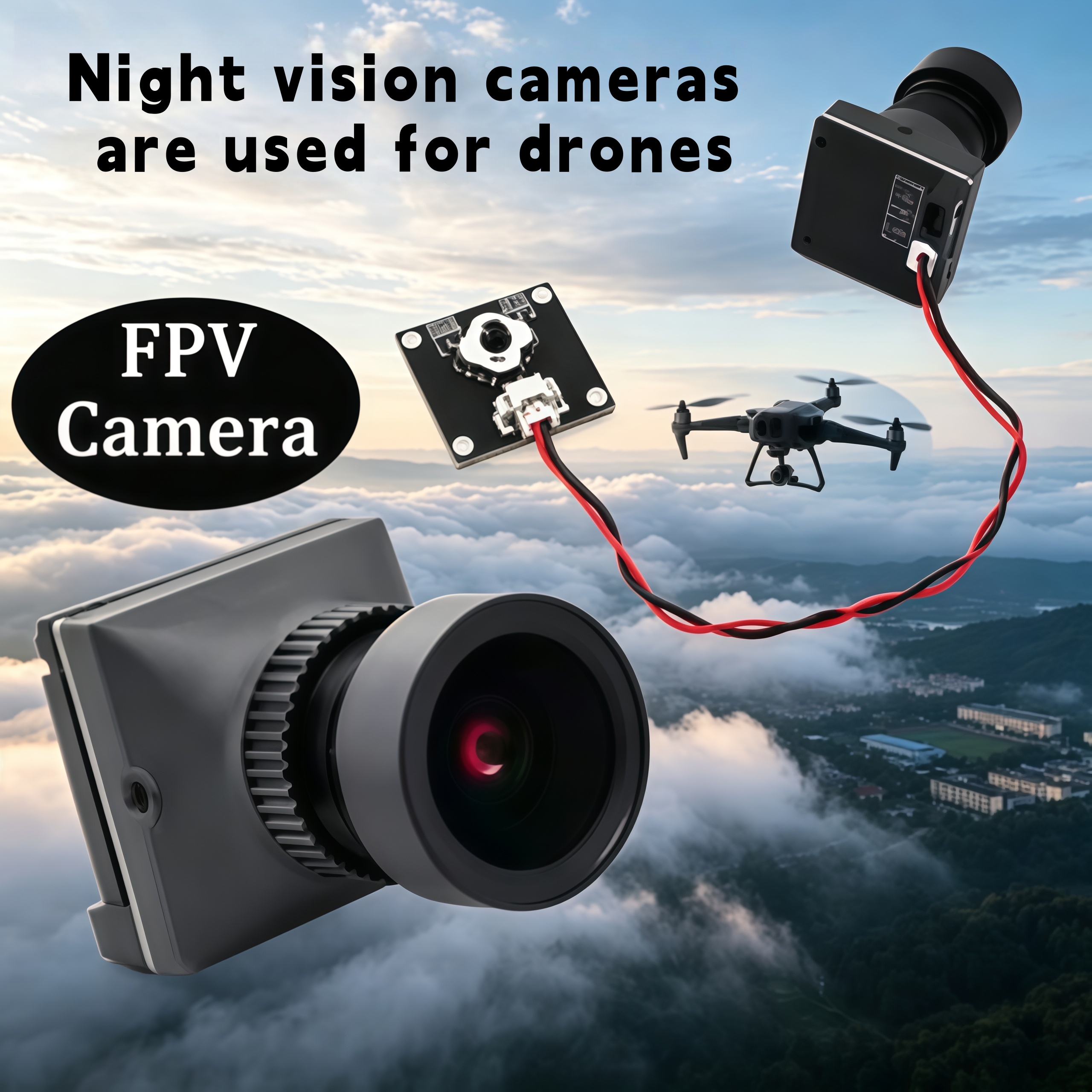 1500TVL HD CADDX Snail FPV Cam – обзор и цена Drone Racing Camera