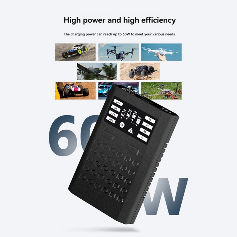 60W Battery Charger Lithium Ba – обзор и цена Drone Racing Charger